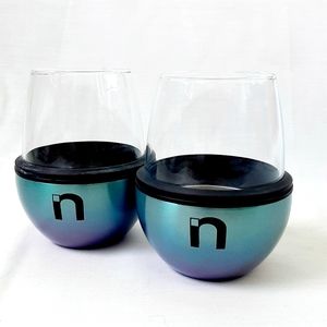 🅱️🅾️G🅾️ Insulated stemless wine glasses set of 2